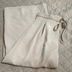 Wilfred Tie Waist Cropped Culotte Trousers